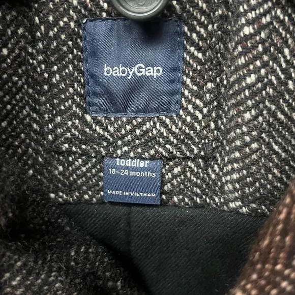 Baby Gap Kids Double-Breasted Gray Jacket - Picture 2 of 4
